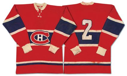 Third String Goalie 195556 Montreal Canadiens Doug Harvey Jersey